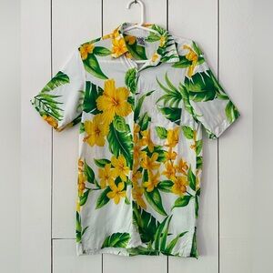 VTG Cabali Hawaiian Shirt Sz M Vacation Tropical Beach